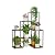 YIZAIJIA Plant Stand Metal 4 Tier 5 Potted Multiple Flower Pot Holder…
