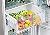 Candy CCT3L517ES, Frigorifero Combi, 55 cm, Altezza 1,77 m, 260 l, Low Frost, Funzione SuperCool, Cassetto Verdure, Controllo elettronico interno, LED, Porte Reversibili, 39 dB, Silver