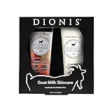 Dionis Goat Milk Skincare Hand Cream Set of 2 - Cruelty Free, Paraben Free Travel Size Moisturizer Duo, Pumpkin & Vanilla Chai Scented 1oz Mini Lotions For Dry Hands in a Gift Box