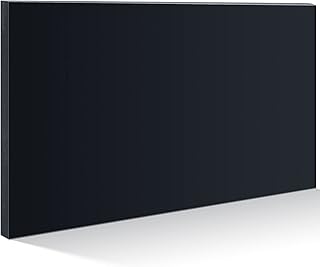 Wesiti HDPE Plastic Sheets, 3/4" Thick 12" Length x 24" Width Hard HDPE Sheet, Polyethylene Sheet, High Density Polyethylene Board for Crafts, Flat Panel, Black