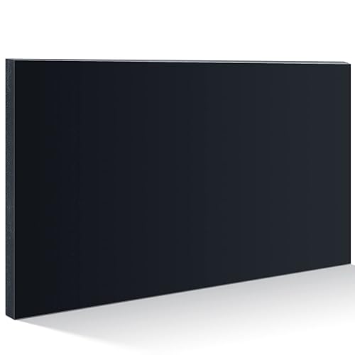 Wesiti Láminas de Plástico HDPE de 34 de Grosor, Lámina de Polietileno HDPE Duro, Tablero de Polietileno de Alta Densidad para Manualidades, Panel