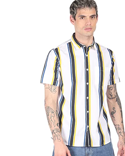 Image of Ruggers Men's Striped Fitted Shirt
