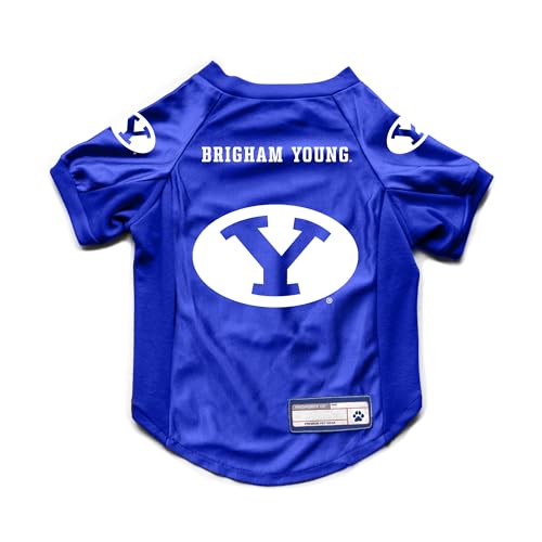 Littlearth NCAA BYU Cougars Stretch Pet Jersey, Medium