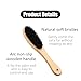Cat Brush Professional Soft Bristle Cat Grooming Brush with Wooden Handle for Kitten Pet Grooming