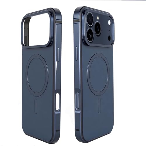Coque iPhone 17 Pro Max LUVI en aluminium et dos magnétique élégant