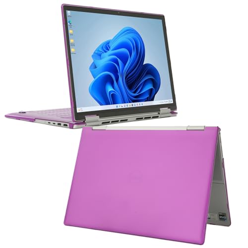 Funda Dell Inspiron 16 7620 2 en 1 mCover morada carcasa rígida para laptop Clamshell 5620