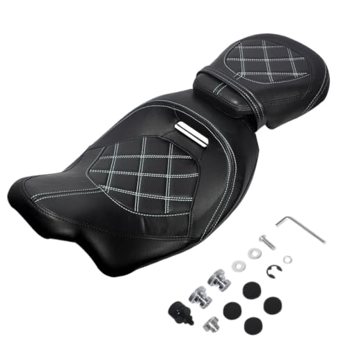 Siège de moto double profil bas améliore confort road trip Street Glide FLTRX