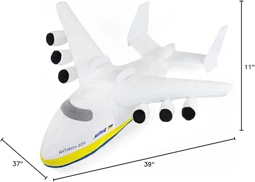 Sueño ucraniano An-225 Mriya Plane Craft - Peluche de peluche suave hecho a mano en Ucrania