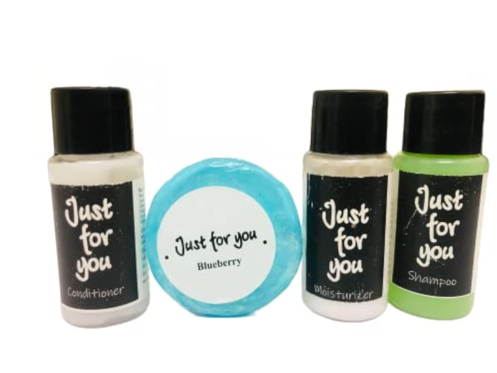 Just For You 4-in-1 Blueberry Hotel Amenities Bath Kit for Guests