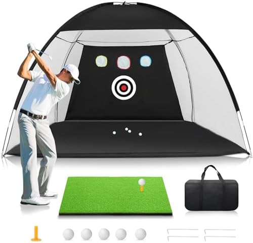 Golf Net: 10 x 7ft Golf Hitting Nets for Backyard