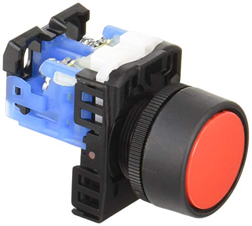 富士電機 φ22.3・25.5共用 押しボタンスイッチ 赤 AR22F5R-10R
