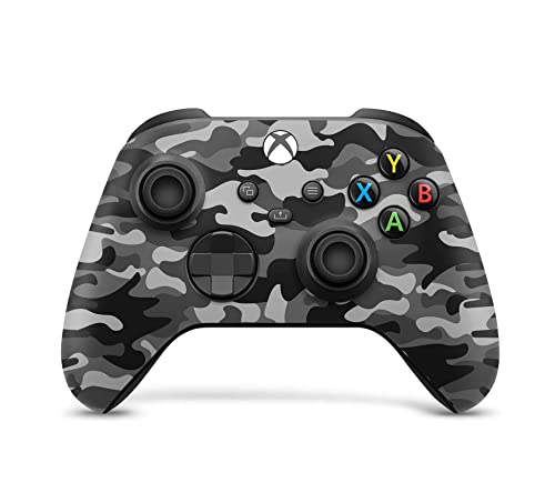Skins4u Gamepad Wrap Aufkleber kompatibel mit Xbox Series S X Controller Design Schutz Folie Faceplate Cover Vinyl Skins Urban Camouflage