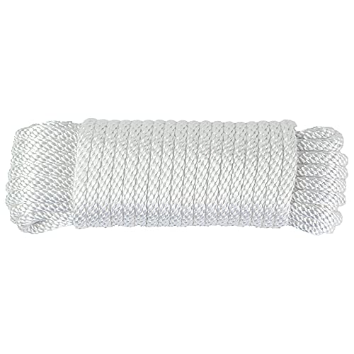 image for SGT KNOTS Solid Braid Nylon Utility Rope - Multipurpose Rope for Comme