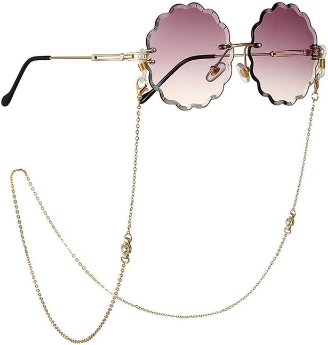 Casual Diamond Eyeglass Chain Neck Hanging Rope Versatile Sunglasses Accessories