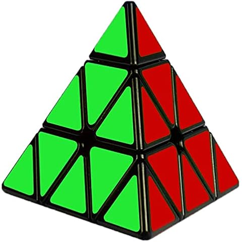 Cooja Pyramid Puzzle Pyraminx Cube, 3x3 Speed Triangle Cube Toy Smooth Magic Cube 3D Puzzles Brainteasers for Adults Kids Children for Boys Girls Cover
