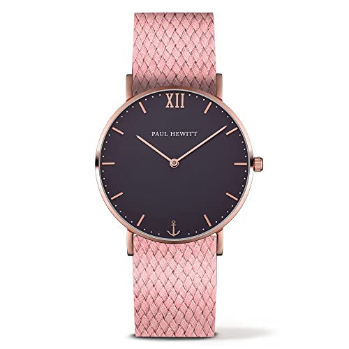 Paul Hewitt reloj montre élégante en acier avec bracelet réglable pour un confort quotidien