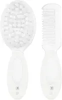 Pimpolho Kit Escova e Pente para Bebê Branco