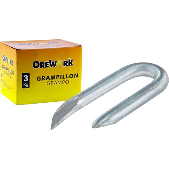 Grampillón galvanizado - 18x30 mm