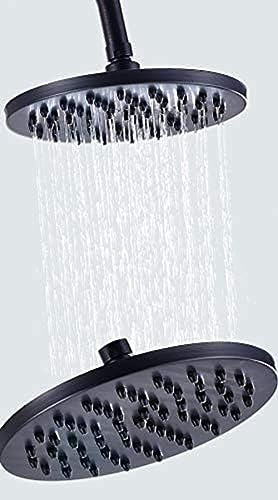 Robinet de douche effet pluie noir anticalcaire mitigeur - 3