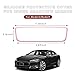 Ohleats Car Rear View Mirror Protector Frame, Silicone Auto Rearview Edge Protection Cover Compatible with Model 3 Model Y, Interior Rear View Trim Frame Decoration, Car Accessories (Pink)