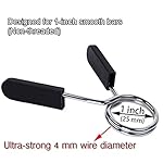 Lestino-Spring-Clip-Collars-1-inch-25-mm-for-Smooth-Dumbbell-Handle-or-Standard-Weightlifting-Barbell-Pack-of-4 Lestino Spring Clip Collars, 1 inch (25 mm) for Smooth Dumbbell Handle or Standard Weightlifting Barbell (Pack of 4)
