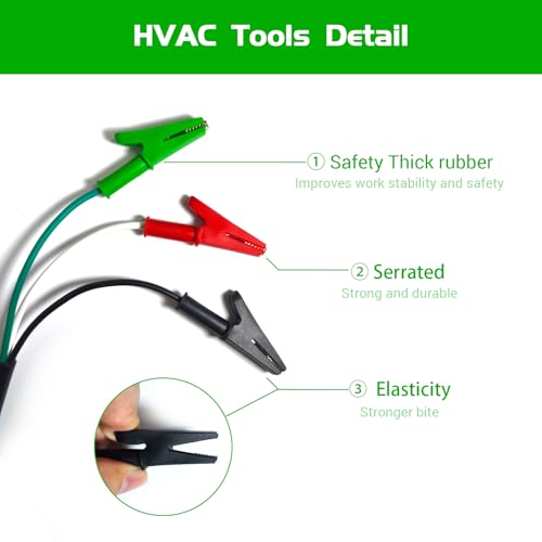 Kit accesorio HVAC con cable adaptador para detectores de circuito miniatura 4