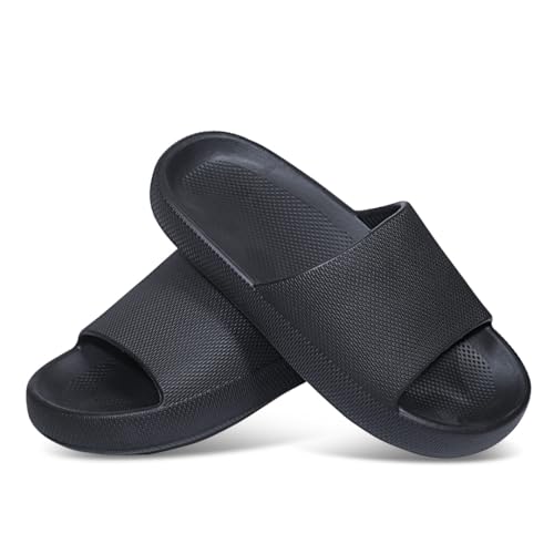 Image of Comfortable Cushioned Sole Arch Support Sliders | Durable Lightweight Flexible Style | Casual Flats Footwear Man | Ultra Soft Sliders for Adult | Stylish & Anti-Skid