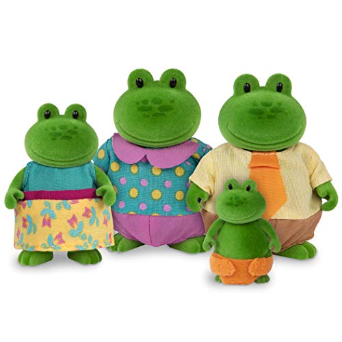 Li'l Woodzeez - Les Croakalily - Famille de Grenouilles - 5 pièces avec Figurines d'animaux Miniatures et Livre d'histoire - Jouets Animaux et Accessoires pour Enfants de 3 Ans et Plus Cover