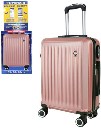 Maleta de Cabina 55x40x20cm, Trolley de Cabina Rígido Resistente ...