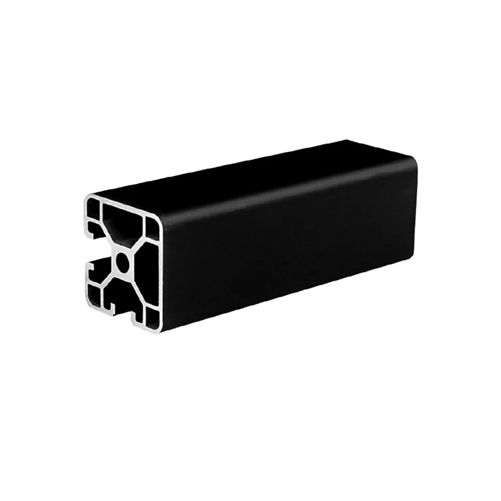 Profilo di alluminio anodizzato espulso alluminio nero 4040 N2 100-1200mm per guida lineare (450mm)