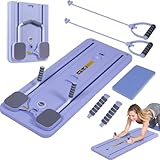 Taylor & Brown Pilates Board at Home – Mini Pilates Reformer Board & Reformer Pilates Machine – Compact Reformly Pilates Board for Effective Workouts (Purple)