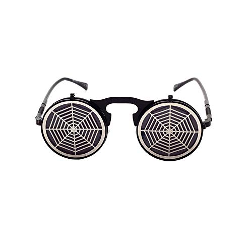 Lunettes punk cyber noires pour transformer votre style urbain terne en look hip-hop unique