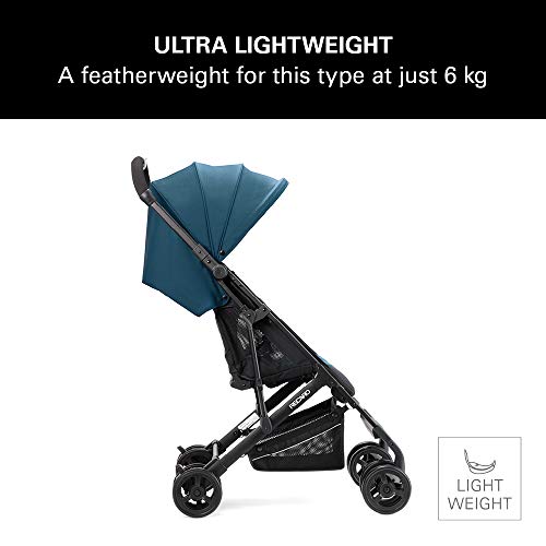 Recaro Kids Easylife2 Kinderwagen, Kinderwagen (6 Monate-22 kg), 2-in-1-Kinderwagen, kompatibel mit Ovett, Kinderwagen, leicht, kompakt, praktisch, sehr gute Luftzirkulation, Select Pacific Blue