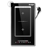Cooksir Induktionskochfeld 2 Platten mit Stecker Einbau 30CM, Herdplatte 2 Kochfelder mit Rahmen, 3500W, Kombizone für Grill, Schieberegler Touch, Sicherheitsschloss, 240V