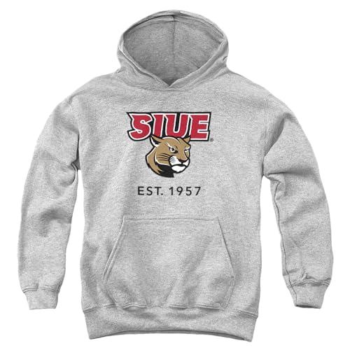 LOGOVISION Southern Illinois University Edwardsville Official Est. Date Youth Kids Boy/Girls Pull-Over Hoodie Sweatshirt
