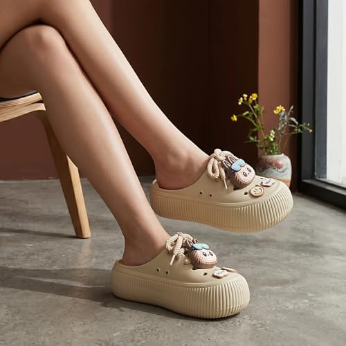 Image of Kraasa Women Lightweight EVA Clogs Comfortable Slip-On Casual Garden Shoes with Cushioned Footbed, Flexible Durable Sole and Breathable Design, Walking, Travel and Outdoor Use