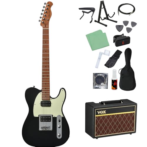 Bacchus BTE-3-RSM/M エレキギター初心者14点セット 【VOXアンプ付き】 BLK テレキャスタイプ ローステッドメイプルネック バッカス
