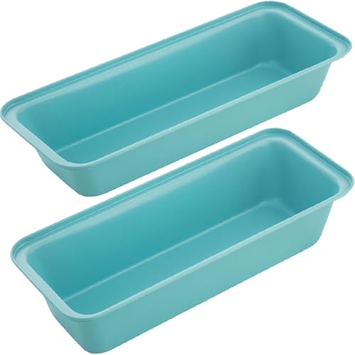 Proigtz 2-Pack 13 x 5 Inch Loaf Pan, Nonstick Carbon