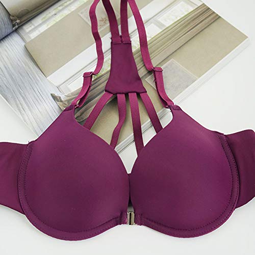 T-YIFUZX Otoño e Invierno nuevos Trajes se Reunieron en la Parte Posterior de los Estados Unidos de la Ropa Interior de la Hebilla púrpura 75A