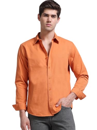 Image of StitchX Men's Full Sleeve Core Essentials Twill Over-Dyed Shirt XS-2XL