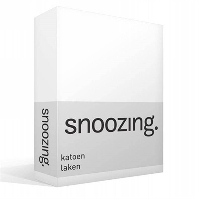 Snoozing - Betttuch - Baumwolle - 240x260 cm - Wit