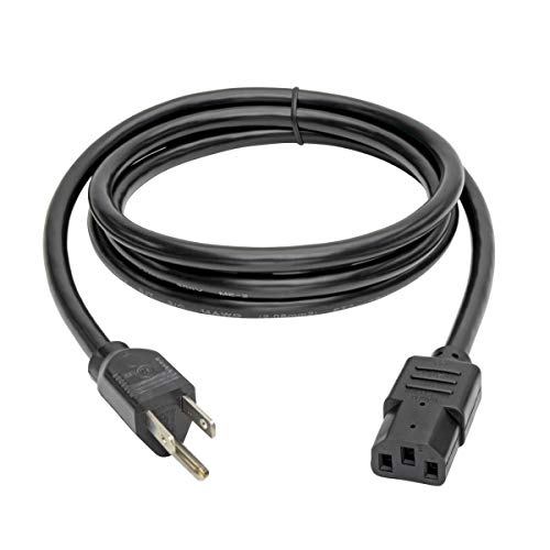 Tripp Lite P007-006 Heavy Duty Computer Power Cord, 15A, 14Awg (Nema 5-15P To Iec-320-C13), 6-Ft Black #TOP1