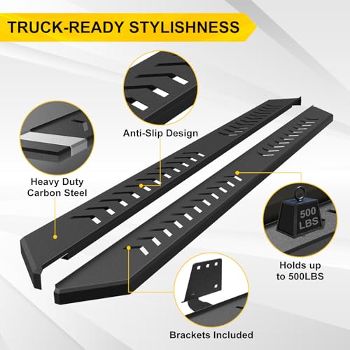 Estribos laterales para Dodge Ram 1500 Crew Cab 2019-2026 miniatura 3