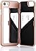 iPhone 6 /6s Case,Wetben Hidden Back Mirror Wallet Case with Stand Feature and Card Holder for Apple iPhone 6 , 6S 4.7"- (Rose Gold)