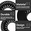 UPKOCH Gas Stove Burner Plates 2 Pack 5.11 Inch Stainless Steel Heat Diffuser Rings for Even Flame Distribution Adjustable Flame Control Suitable for Home Kitchen and Restaurants #3