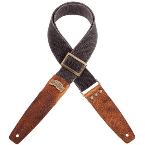 Stripe SC Cotton Gitarrengurt 5cm Washed Black