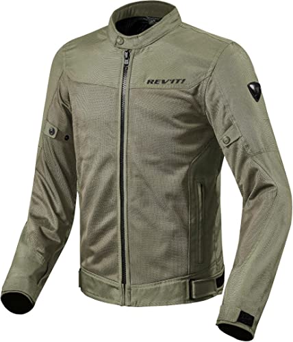 FJT223-0810-L - Rev It Eclipse Motorcycle Jacket L Dark Green