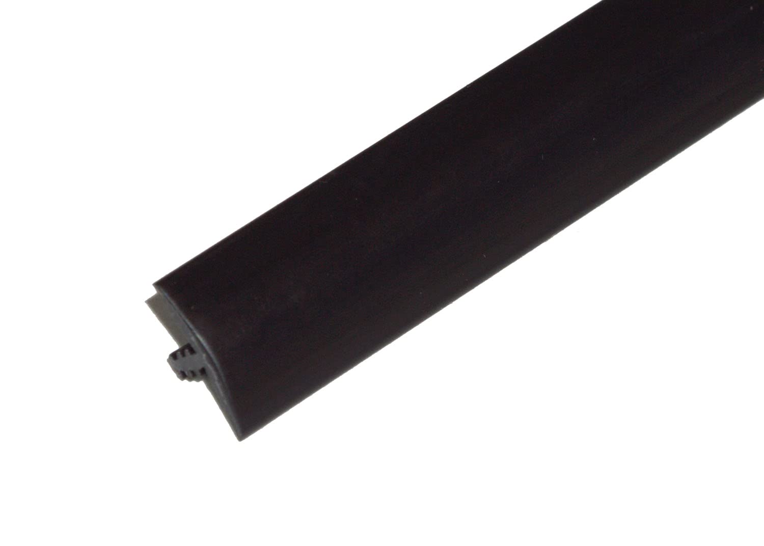 T-Molding.com 250ft Roll of Black Leather Textured 3/4" Plastic Tee Moulding for Arcade Game Cabinets, Counters, Shelves, or Tables