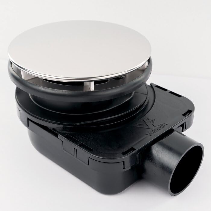 Bonde de douche ultra plate Smart Good Print - Diamètre 90 mm - 31 l/min - Valentin