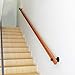 Staircase Handrails Stair Railing Handrail-a Complete Set of Tools, Non-Slip Round Solid Wood Staircase Handrails, Home Use Against The Wall, Indoor Attic, Elderly Railing, Handrail, Corridor Support